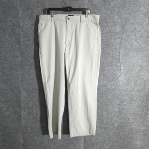 Indigo Palms Chino Pants Men's Beige Casual Size 38x32 Denim Company Golf Solid